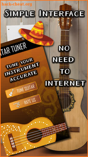 Accurate Guitar Tuner to Set Strings screenshot