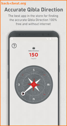 Accurate Qibla Direction Without Internet screenshot