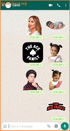 ACE Family Stickers screenshot