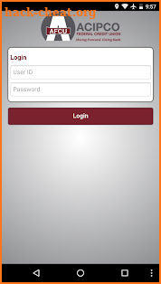 ACIPCO FCU Mobile App screenshot