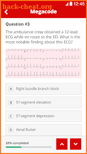 ACLS Pretest screenshot