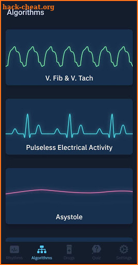 ACLS Rhythms and Quiz screenshot