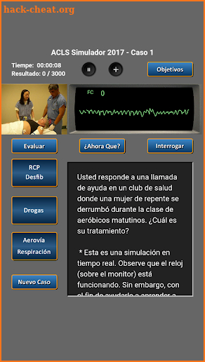 ACLS Simulador 2017 screenshot