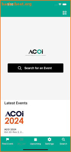 ACOI Events screenshot