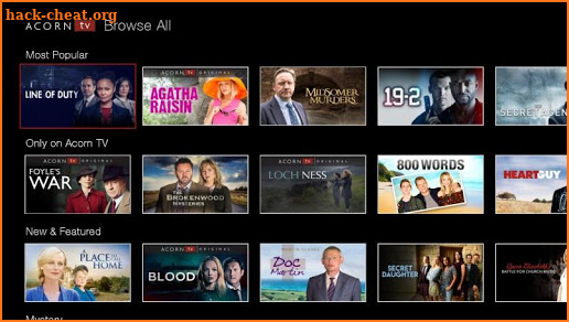 Acorn TV: World-class TV from Britain and Beyond screenshot