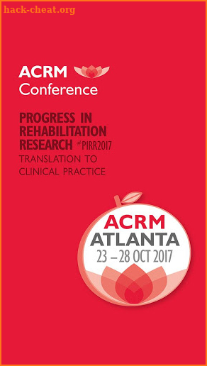 ACRM 94th Annual Conference screenshot