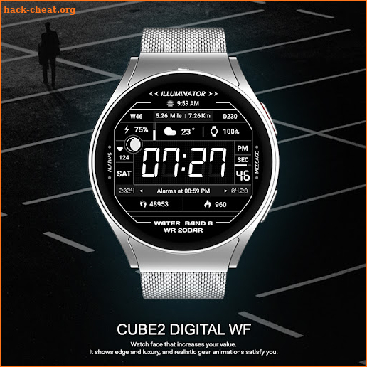 ACRO Cube2 Digital Watchface screenshot