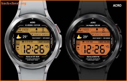 ACRO Genix Digital watchface screenshot