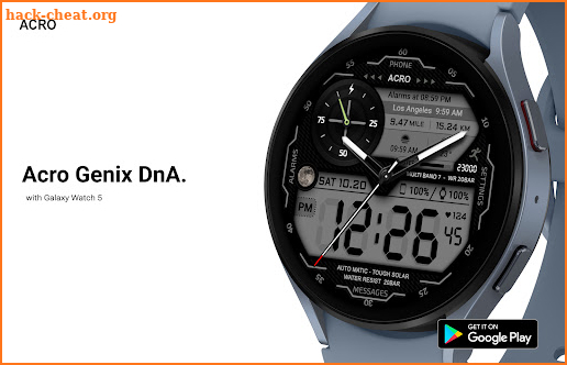 Acro Genix DnA Watchface screenshot