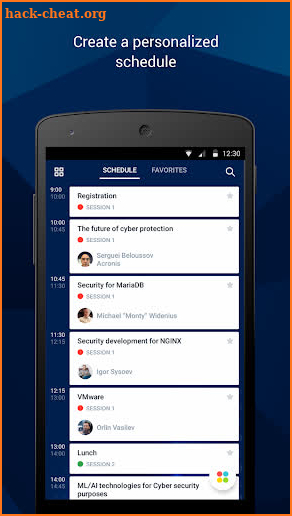 Acronis Events screenshot