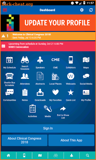 ACS Clinical Congress screenshot