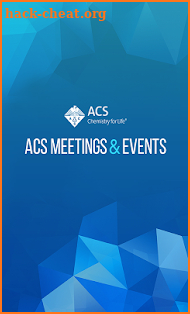 ACS Meetings & Events screenshot