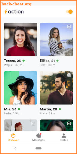 Action Dating - Meet Nearby People Right Now screenshot