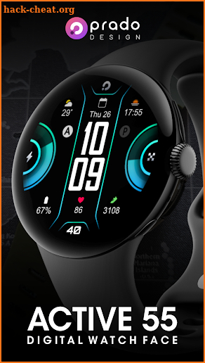 ACTIVE 55 Digital Watch Face screenshot