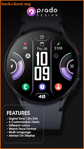 ACTIVE 55 Digital Watch Face screenshot