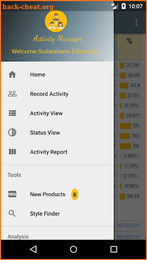 Activity Manager screenshot