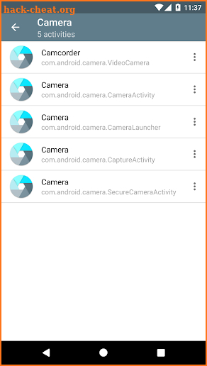 Activity Manager - hidden activity launcher screenshot