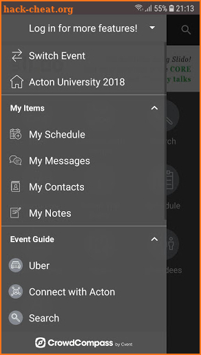 Acton University 2018 screenshot