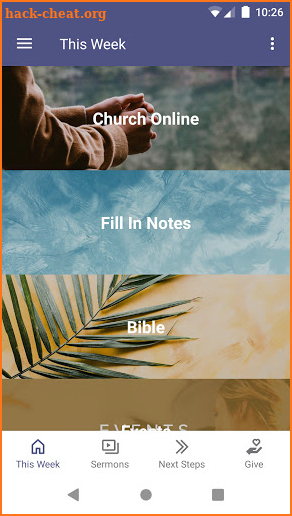 Acts 2 UMC screenshot