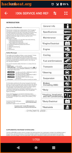 Acura RSX 2002-2006 Service and Repair Manual screenshot