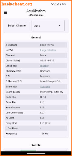 AcuRhythm Acupuncture v2 screenshot