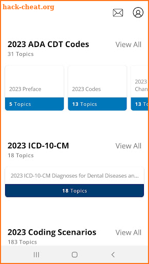 ADA CDT Coding 2023 screenshot