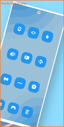 Adaptive Blue - Icon Pack screenshot