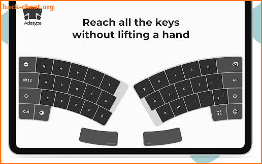 Adatype Ergonomic Keyboard - Comfortable typing screenshot