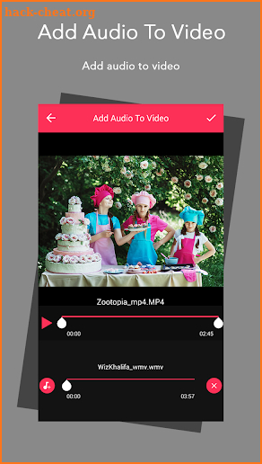 Add Audio To Video screenshot