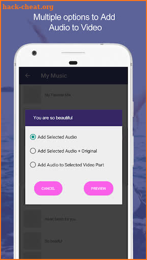 Add Audio to Video : Audio Video Mixer screenshot