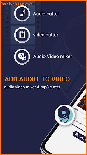 Add Audio To Video : Audio Video Mixer &MP3 Cutter screenshot