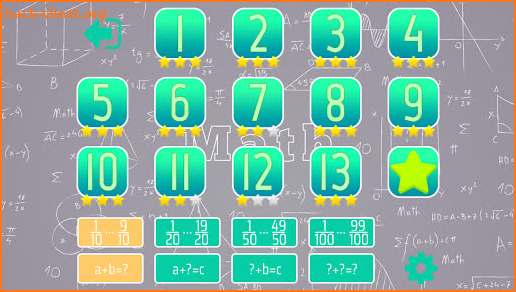 Adding Fractions Math Trainer screenshot