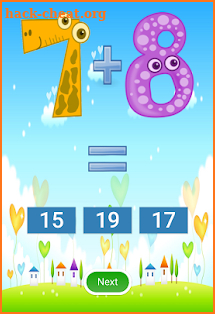 Addition and Subtraction screenshot