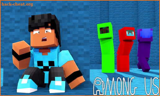 Addon Among Us [Mod + Skins 4D] for Minecraft PE screenshot