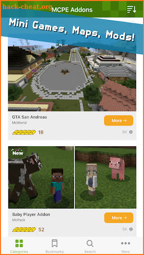 Addons for Minecraft screenshot