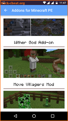 Addons for Minecraft PE screenshot