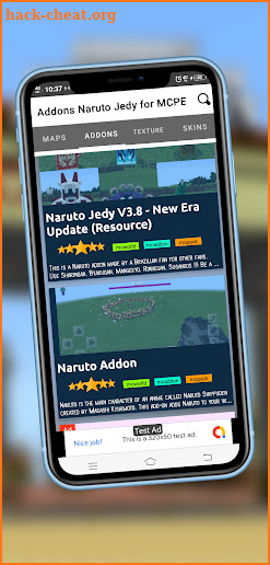 Addons Naruto Jedy for MCPE screenshot