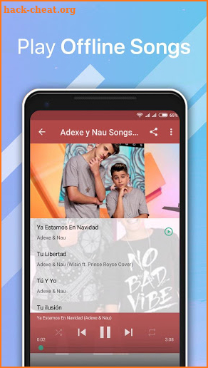 Adexe y Nau Musica & Lyric screenshot