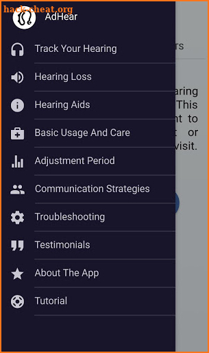 AdHear screenshot