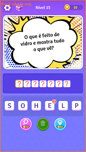 Adivinhar Palavras: Jogo de Charada, Brain Test screenshot