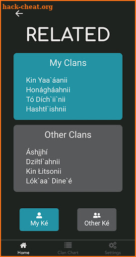 Adoone’é (Navajo Clans) screenshot