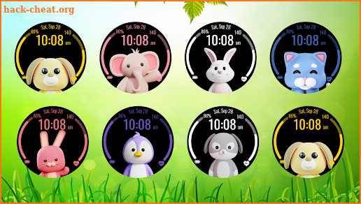 Adorable Animals Watch Face screenshot