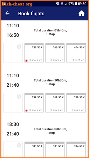 Adria Airways screenshot