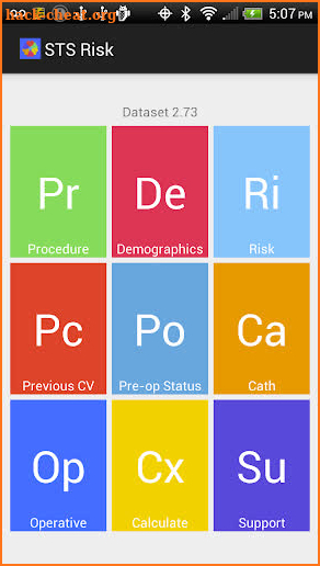 Adult Cardiac Surgery Risk screenshot