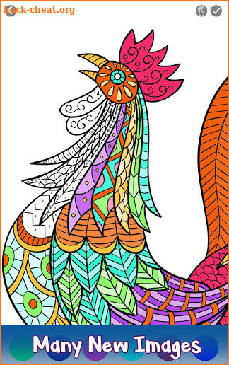 Adult Coloring by Number Book: Paint Animals Pages screenshot