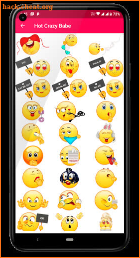 Adult Emoticons screenshot