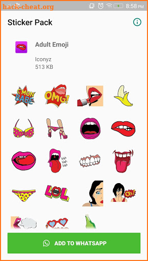 Adult Stickers for WhatsApp screenshot