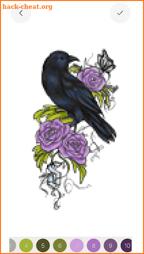 Adult Tattoo Pixel Art Sandbox Color By Number screenshot