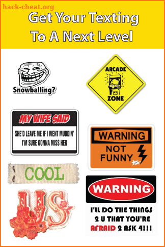 Adult Text Stickers HD screenshot