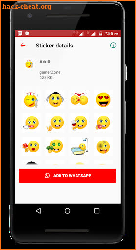 Adult WaStickers screenshot